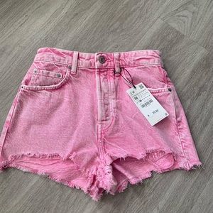 NWT pink Zara short